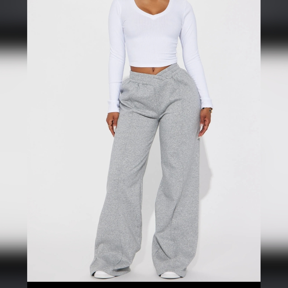 Grey sweatpants